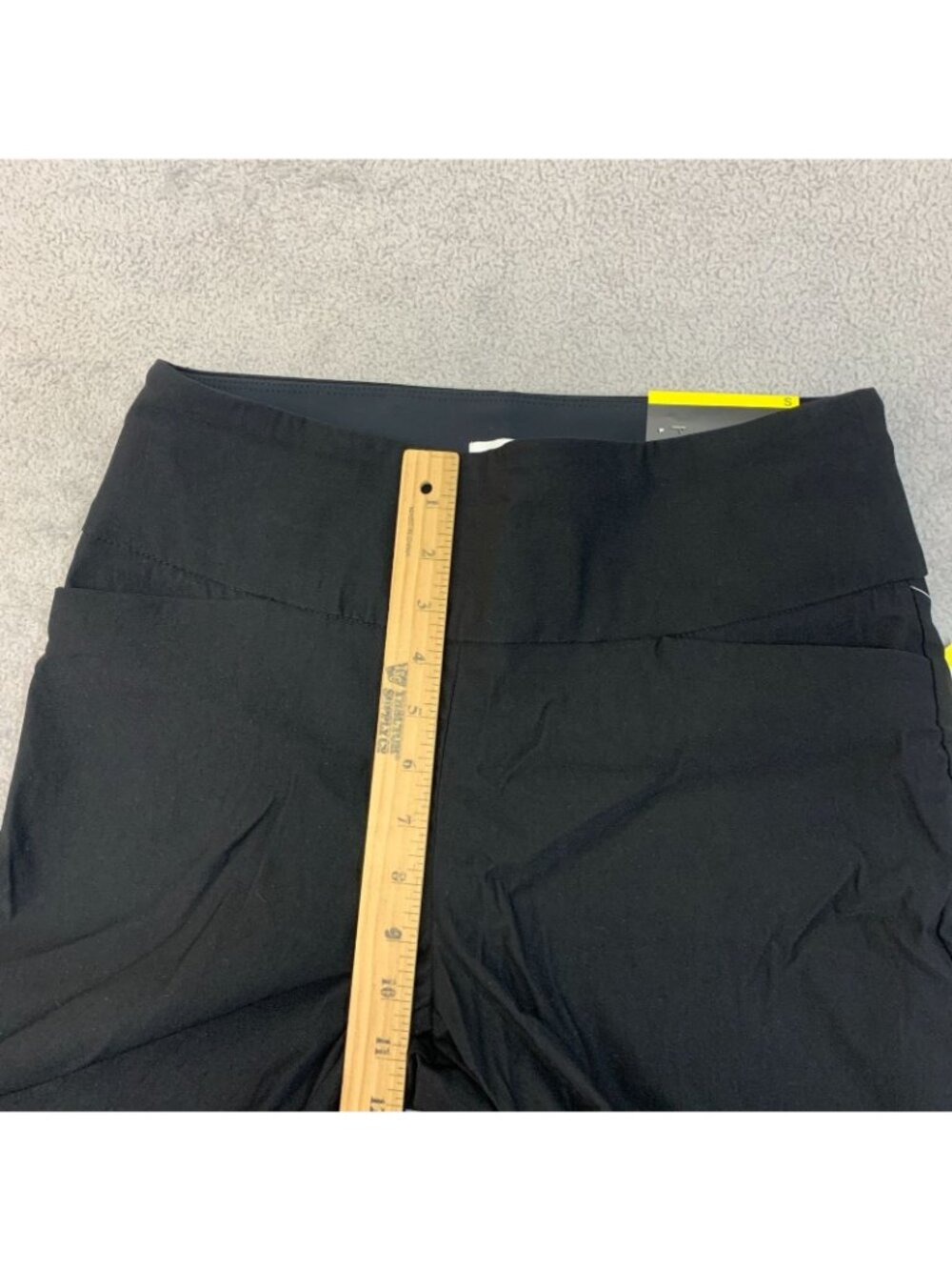 NWT S.C. & Co. Women’s S Black Tummy Control Wide Leg Crop Pants - Picture 6 of 14